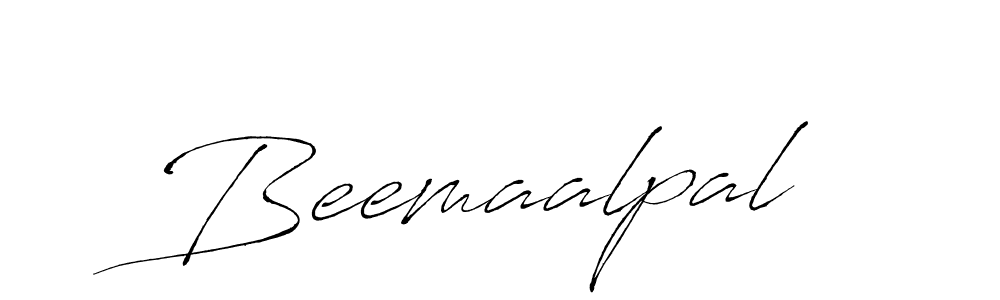 Use a signature maker to create a handwritten signature online. With this signature software, you can design (Antro_Vectra) your own signature for name Beemaalpal. Beemaalpal signature style 6 images and pictures png