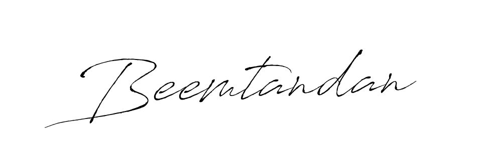 Make a beautiful signature design for name Beemtandan. With this signature (Antro_Vectra) style, you can create a handwritten signature for free. Beemtandan signature style 6 images and pictures png