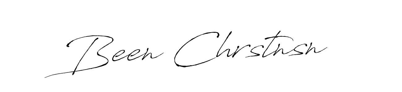 Antro_Vectra is a professional signature style that is perfect for those who want to add a touch of class to their signature. It is also a great choice for those who want to make their signature more unique. Get Been Chrstnsn name to fancy signature for free. Been Chrstnsn signature style 6 images and pictures png