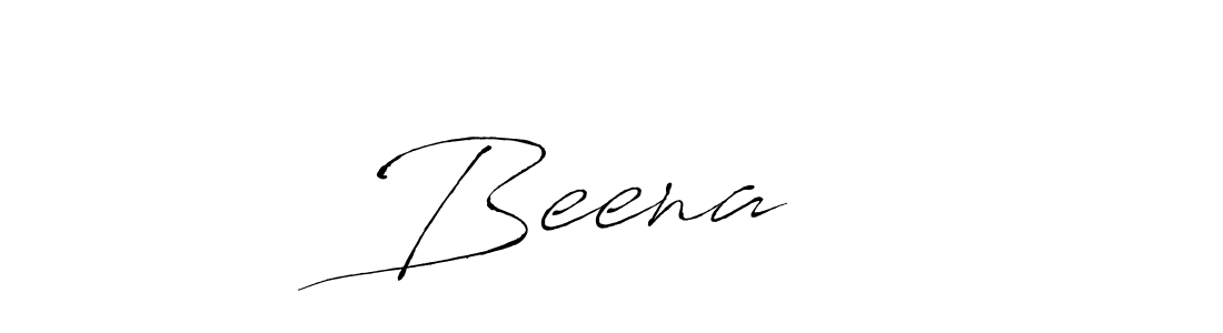 Design your own signature with our free online signature maker. With this signature software, you can create a handwritten (Antro_Vectra) signature for name Beena❤️. Beena❤️ signature style 6 images and pictures png