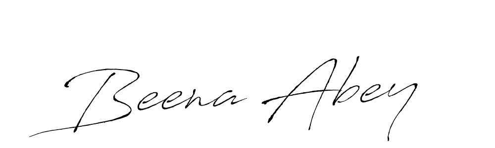 Design your own signature with our free online signature maker. With this signature software, you can create a handwritten (Antro_Vectra) signature for name Beena Abey. Beena Abey signature style 6 images and pictures png