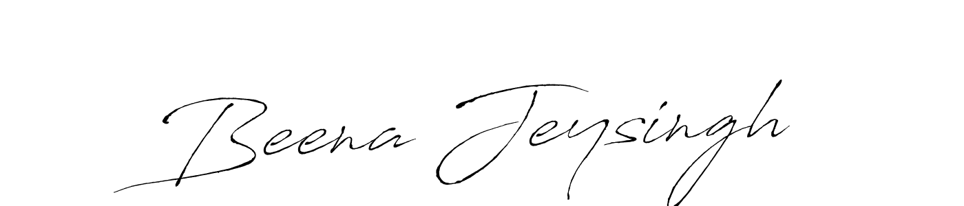 Antro_Vectra is a professional signature style that is perfect for those who want to add a touch of class to their signature. It is also a great choice for those who want to make their signature more unique. Get Beena Jeysingh name to fancy signature for free. Beena Jeysingh signature style 6 images and pictures png