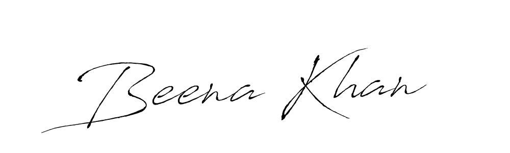Use a signature maker to create a handwritten signature online. With this signature software, you can design (Antro_Vectra) your own signature for name Beena Khan. Beena Khan signature style 6 images and pictures png