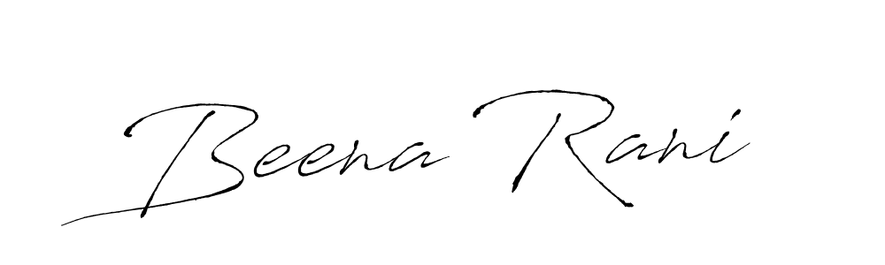 How to make Beena Rani signature? Antro_Vectra is a professional autograph style. Create handwritten signature for Beena Rani name. Beena Rani signature style 6 images and pictures png