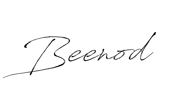 Use a signature maker to create a handwritten signature online. With this signature software, you can design (Antro_Vectra) your own signature for name Beenod. Beenod signature style 6 images and pictures png