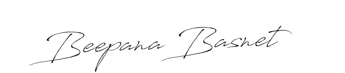 Design your own signature with our free online signature maker. With this signature software, you can create a handwritten (Antro_Vectra) signature for name Beepana Basnet. Beepana Basnet signature style 6 images and pictures png