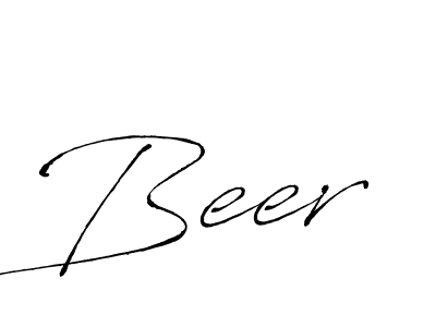 Create a beautiful signature design for name Beer. With this signature (Antro_Vectra) fonts, you can make a handwritten signature for free. Beer signature style 6 images and pictures png
