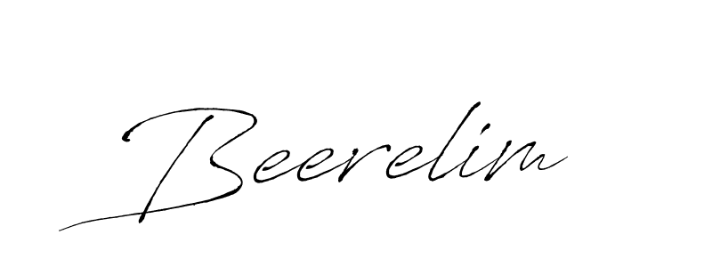 You should practise on your own different ways (Antro_Vectra) to write your name (Beerelim) in signature. don't let someone else do it for you. Beerelim signature style 6 images and pictures png