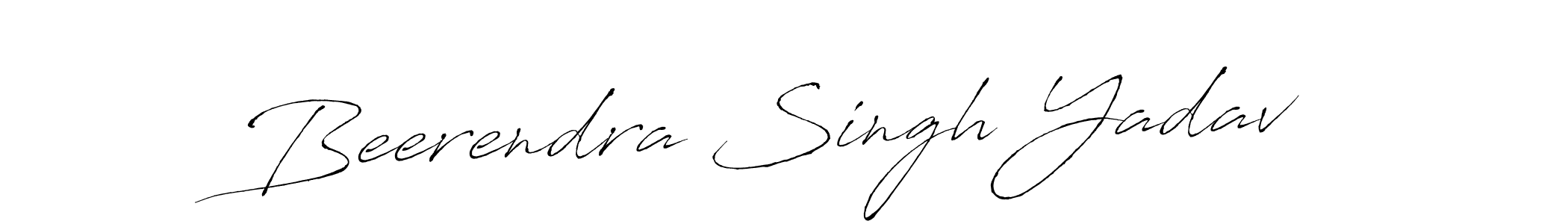 Use a signature maker to create a handwritten signature online. With this signature software, you can design (Antro_Vectra) your own signature for name Beerendra Singh Yadav. Beerendra Singh Yadav signature style 6 images and pictures png