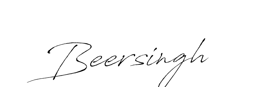 Make a beautiful signature design for name Beersingh. With this signature (Antro_Vectra) style, you can create a handwritten signature for free. Beersingh signature style 6 images and pictures png