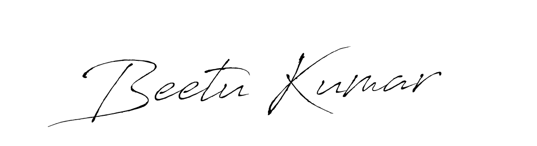 The best way (Antro_Vectra) to make a short signature is to pick only two or three words in your name. The name Beetu Kumar include a total of six letters. For converting this name. Beetu Kumar signature style 6 images and pictures png