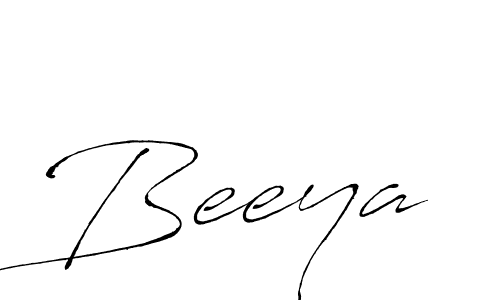 Make a beautiful signature design for name Beeya. With this signature (Antro_Vectra) style, you can create a handwritten signature for free. Beeya signature style 6 images and pictures png