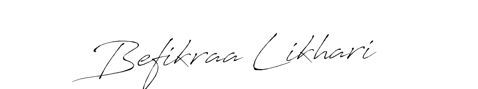 Use a signature maker to create a handwritten signature online. With this signature software, you can design (Antro_Vectra) your own signature for name Befikraa Likhari. Befikraa Likhari signature style 6 images and pictures png