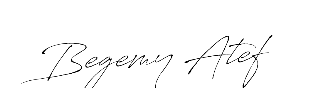 How to make Begemy Atef signature? Antro_Vectra is a professional autograph style. Create handwritten signature for Begemy Atef name. Begemy Atef signature style 6 images and pictures png