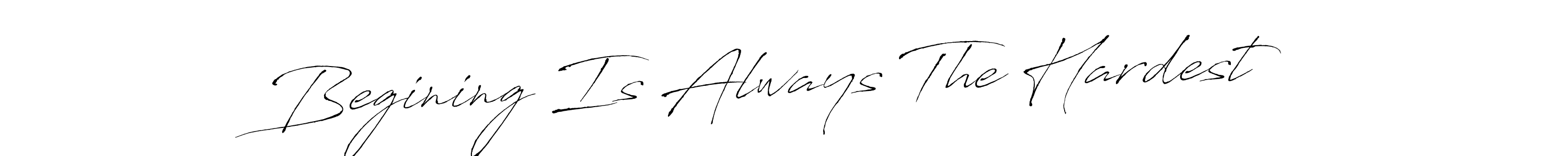 Also we have Begining Is Always The Hardest name is the best signature style. Create professional handwritten signature collection using Antro_Vectra autograph style. Begining Is Always The Hardest signature style 6 images and pictures png