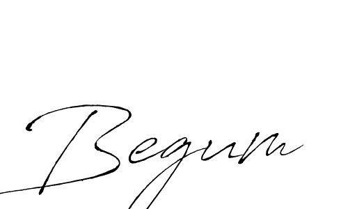 Make a beautiful signature design for name Begum. With this signature (Antro_Vectra) style, you can create a handwritten signature for free. Begum signature style 6 images and pictures png
