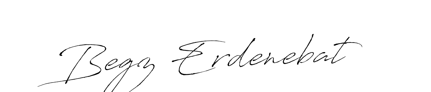 Create a beautiful signature design for name Begz Erdenebat. With this signature (Antro_Vectra) fonts, you can make a handwritten signature for free. Begz Erdenebat signature style 6 images and pictures png