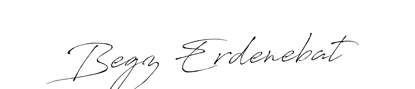 Create a beautiful signature design for name Begz Erdenebat. With this signature (Antro_Vectra) fonts, you can make a handwritten signature for free. Begz Erdenebat signature style 6 images and pictures png