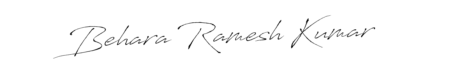 Behara Ramesh Kumar stylish signature style. Best Handwritten Sign (Antro_Vectra) for my name. Handwritten Signature Collection Ideas for my name Behara Ramesh Kumar. Behara Ramesh Kumar signature style 6 images and pictures png