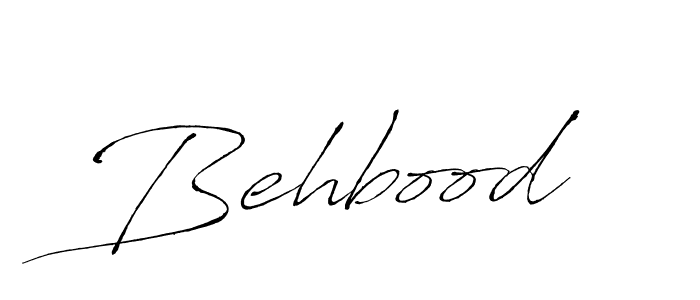 Behbood stylish signature style. Best Handwritten Sign (Antro_Vectra) for my name. Handwritten Signature Collection Ideas for my name Behbood. Behbood signature style 6 images and pictures png