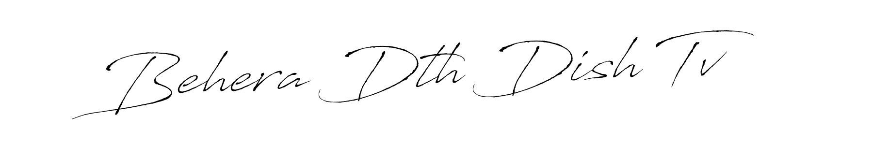 How to make Behera Dth Dish Tv name signature. Use Antro_Vectra style for creating short signs online. This is the latest handwritten sign. Behera Dth Dish Tv signature style 6 images and pictures png