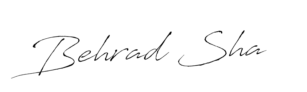 How to make Behrad Sha signature? Antro_Vectra is a professional autograph style. Create handwritten signature for Behrad Sha name. Behrad Sha signature style 6 images and pictures png