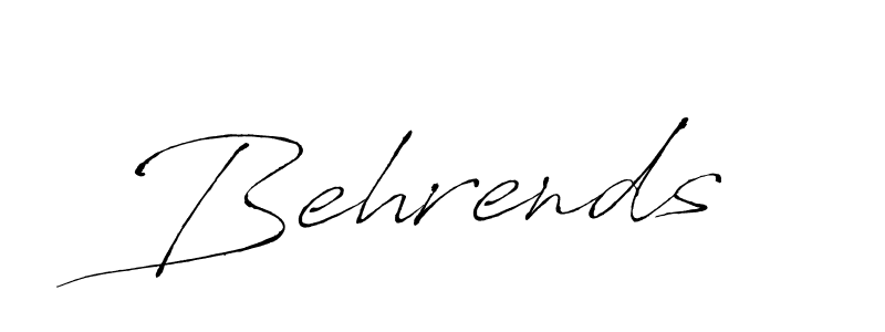 Make a beautiful signature design for name Behrends. With this signature (Antro_Vectra) style, you can create a handwritten signature for free. Behrends signature style 6 images and pictures png