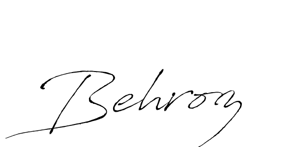 Behroz stylish signature style. Best Handwritten Sign (Antro_Vectra) for my name. Handwritten Signature Collection Ideas for my name Behroz. Behroz signature style 6 images and pictures png