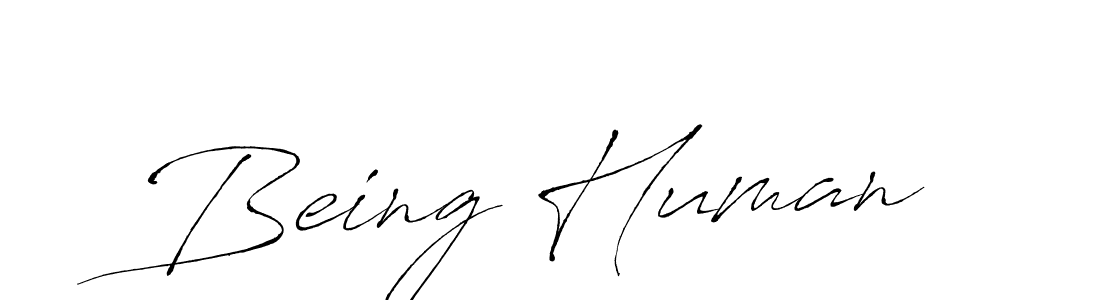 You should practise on your own different ways (Antro_Vectra) to write your name (Being Human) in signature. don't let someone else do it for you. Being Human signature style 6 images and pictures png