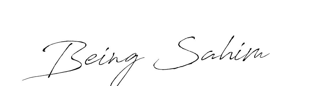 Similarly Antro_Vectra is the best handwritten signature design. Signature creator online .You can use it as an online autograph creator for name Being Sahim. Being Sahim signature style 6 images and pictures png