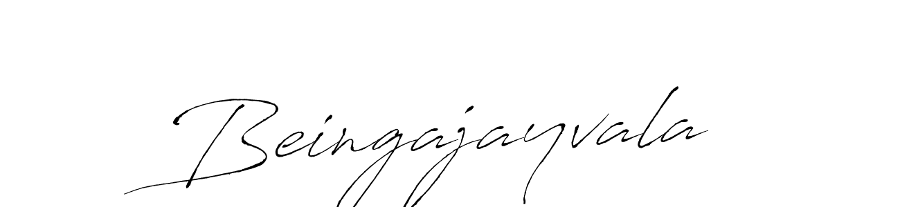 Make a beautiful signature design for name Beingajayvala. With this signature (Antro_Vectra) style, you can create a handwritten signature for free. Beingajayvala signature style 6 images and pictures png