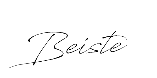 Create a beautiful signature design for name Beiste. With this signature (Antro_Vectra) fonts, you can make a handwritten signature for free. Beiste signature style 6 images and pictures png