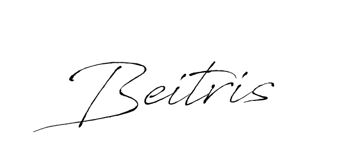 Design your own signature with our free online signature maker. With this signature software, you can create a handwritten (Antro_Vectra) signature for name Beitris. Beitris signature style 6 images and pictures png