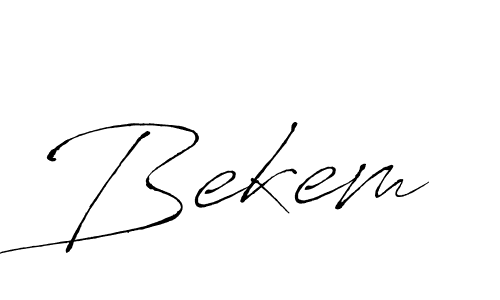 Bekem stylish signature style. Best Handwritten Sign (Antro_Vectra) for my name. Handwritten Signature Collection Ideas for my name Bekem. Bekem signature style 6 images and pictures png