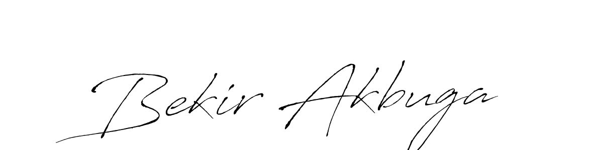 Also we have Bekir Akbuga name is the best signature style. Create professional handwritten signature collection using Antro_Vectra autograph style. Bekir Akbuga signature style 6 images and pictures png