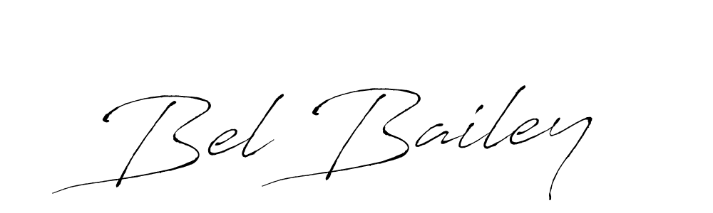 Make a beautiful signature design for name Bel Bailey. With this signature (Antro_Vectra) style, you can create a handwritten signature for free. Bel Bailey signature style 6 images and pictures png