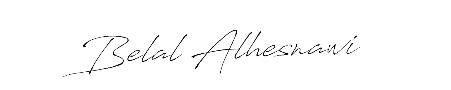 Also You can easily find your signature by using the search form. We will create Belal Alhesnawi name handwritten signature images for you free of cost using Antro_Vectra sign style. Belal Alhesnawi signature style 6 images and pictures png