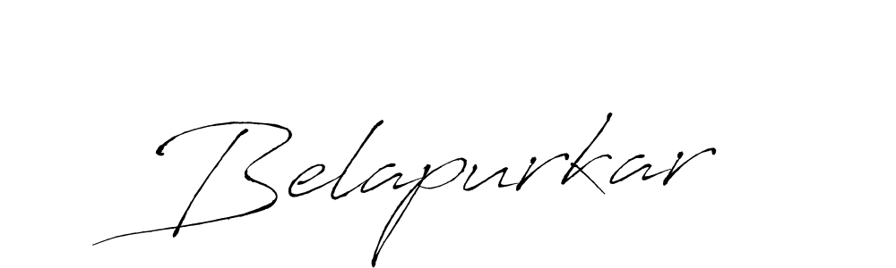 Design your own signature with our free online signature maker. With this signature software, you can create a handwritten (Antro_Vectra) signature for name Belapurkar. Belapurkar signature style 6 images and pictures png