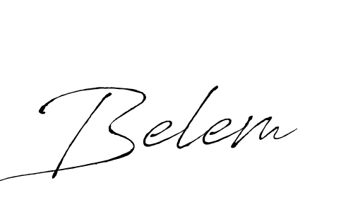 Make a beautiful signature design for name Belem. With this signature (Antro_Vectra) style, you can create a handwritten signature for free. Belem signature style 6 images and pictures png