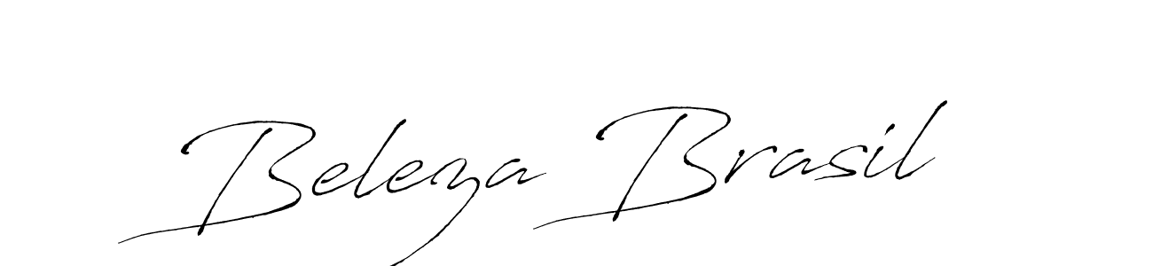 Design your own signature with our free online signature maker. With this signature software, you can create a handwritten (Antro_Vectra) signature for name Beleza Brasil. Beleza Brasil signature style 6 images and pictures png