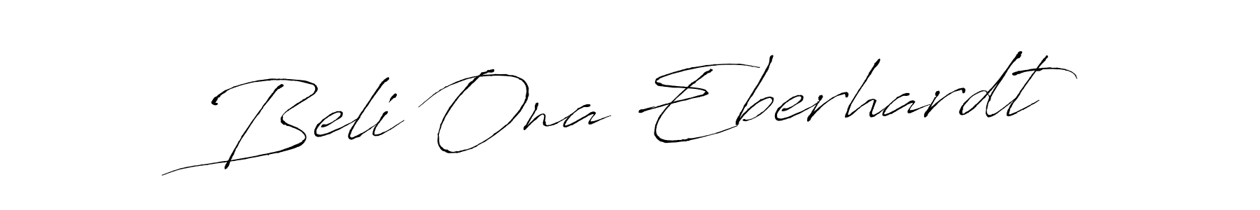 Design your own signature with our free online signature maker. With this signature software, you can create a handwritten (Antro_Vectra) signature for name Beli Ona Eberhardt. Beli Ona Eberhardt signature style 6 images and pictures png