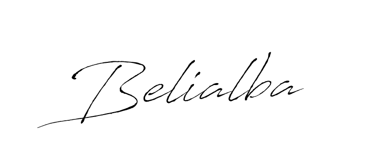 Antro_Vectra is a professional signature style that is perfect for those who want to add a touch of class to their signature. It is also a great choice for those who want to make their signature more unique. Get Belialba name to fancy signature for free. Belialba signature style 6 images and pictures png