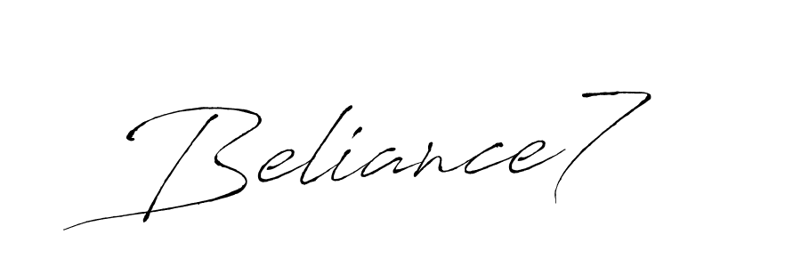 Also we have Beliance7 name is the best signature style. Create professional handwritten signature collection using Antro_Vectra autograph style. Beliance7 signature style 6 images and pictures png