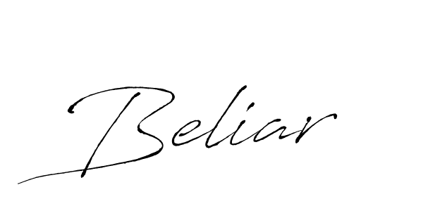 How to make Beliar signature? Antro_Vectra is a professional autograph style. Create handwritten signature for Beliar name. Beliar signature style 6 images and pictures png