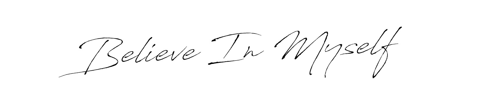 How to make Believe In Myself name signature. Use Antro_Vectra style for creating short signs online. This is the latest handwritten sign. Believe In Myself signature style 6 images and pictures png