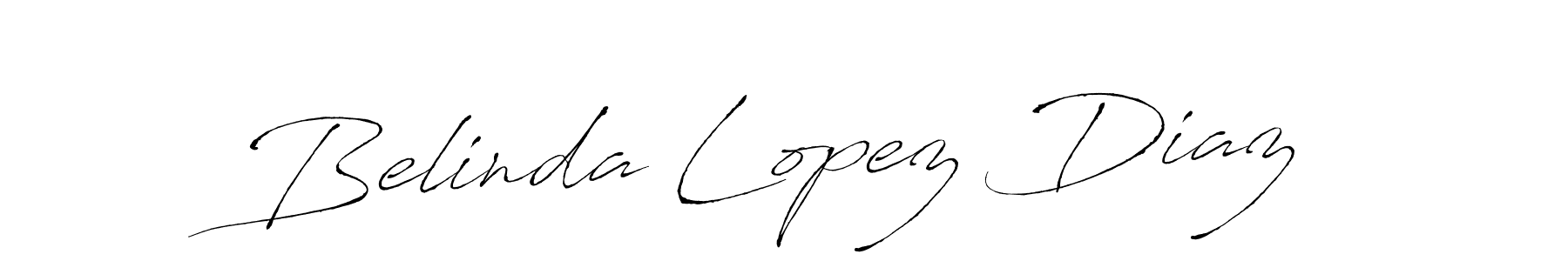 How to make Belinda Lopez Diaz name signature. Use Antro_Vectra style for creating short signs online. This is the latest handwritten sign. Belinda Lopez Diaz signature style 6 images and pictures png