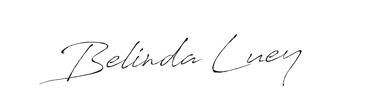 Create a beautiful signature design for name Belinda Luey. With this signature (Antro_Vectra) fonts, you can make a handwritten signature for free. Belinda Luey signature style 6 images and pictures png