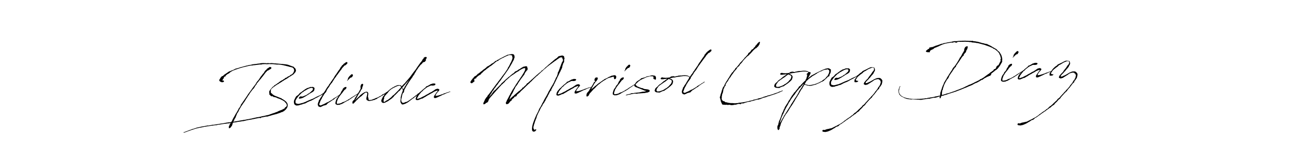 Antro_Vectra is a professional signature style that is perfect for those who want to add a touch of class to their signature. It is also a great choice for those who want to make their signature more unique. Get Belinda Marisol Lopez Diaz name to fancy signature for free. Belinda Marisol Lopez Diaz signature style 6 images and pictures png