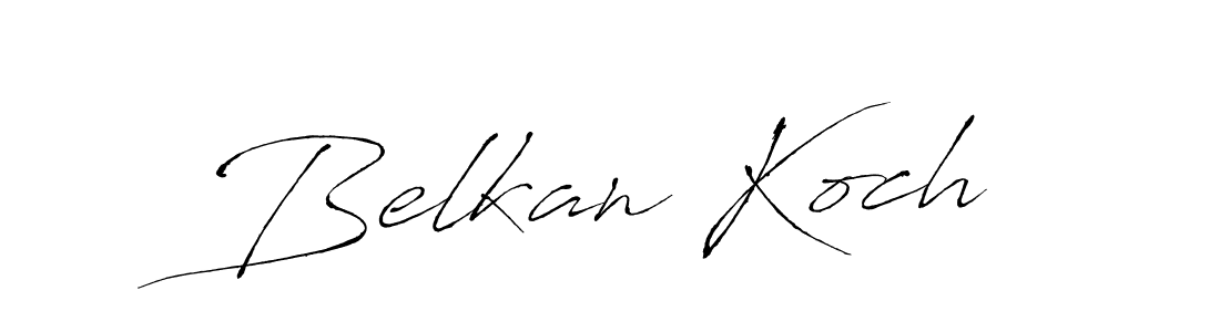 The best way (Antro_Vectra) to make a short signature is to pick only two or three words in your name. The name Belkan Koch include a total of six letters. For converting this name. Belkan Koch signature style 6 images and pictures png