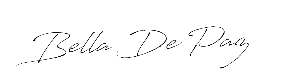 Create a beautiful signature design for name Bella De Paz. With this signature (Antro_Vectra) fonts, you can make a handwritten signature for free. Bella De Paz signature style 6 images and pictures png